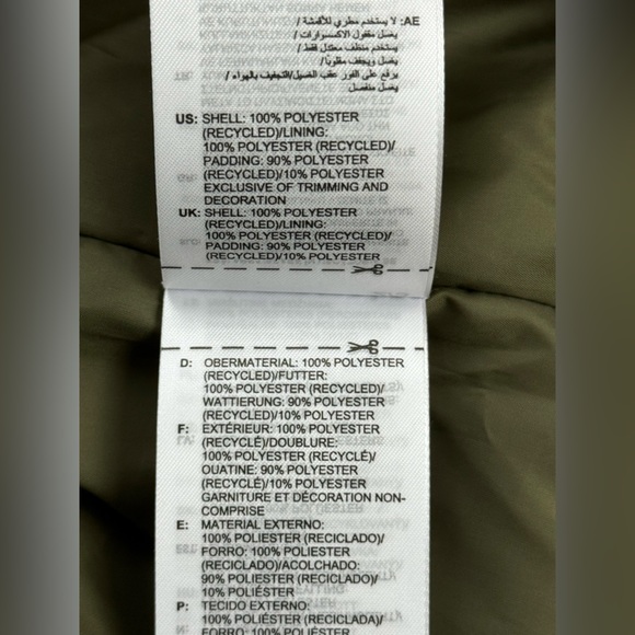 Adidas Men's Essentials Insulated Hooded Jacket, Size Large, Olive Green - Picture 12 of 12